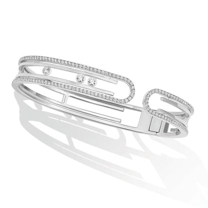 [Liorra]MOVE 10TH PAVED DIAMOND BRACELET