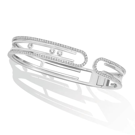 [Liorra]MOVE 10TH PAVED DIAMOND BRACELET