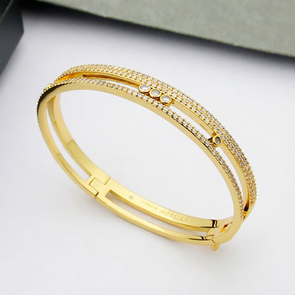 [Liorra]Move Romane pavé bangle