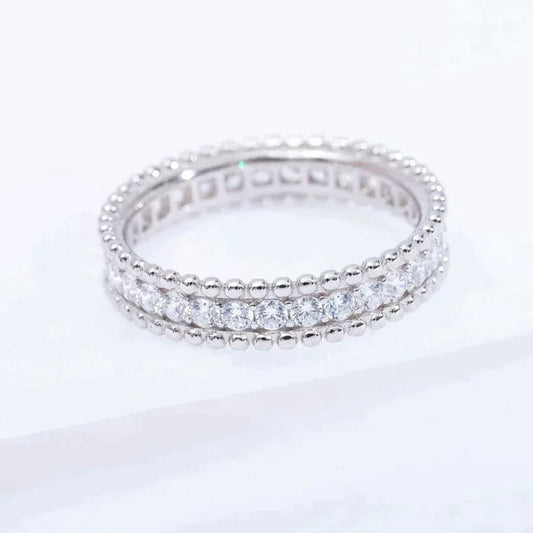 [Liorra]PERLEE DIAMOND SILVER RING