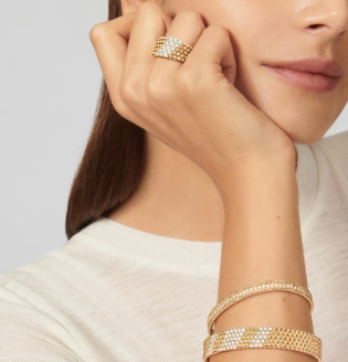 [Liorra]Five-row diamond ring