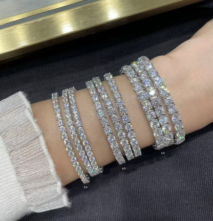 [Liorra jewelrys]TENNIS BRACELET WITH FULL DIAMOND SETTING