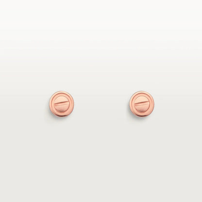[Liorra]LOVE EARRINGS PINK GOLD 10MM