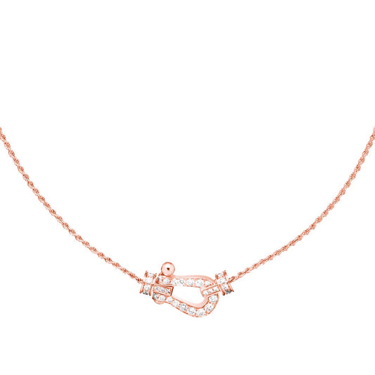 [Liorra]FORCE 10 PINK GOLD DIAMOND NECKLACE