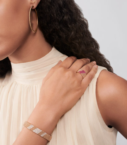 [Liorra]Five-row diamond bracelet