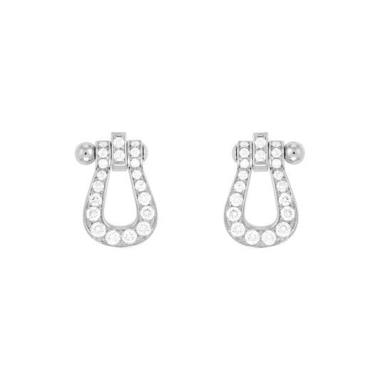 [Liorra]FORCE 10 FULL DIAMOND STUD EARRINGS MINI MODEL