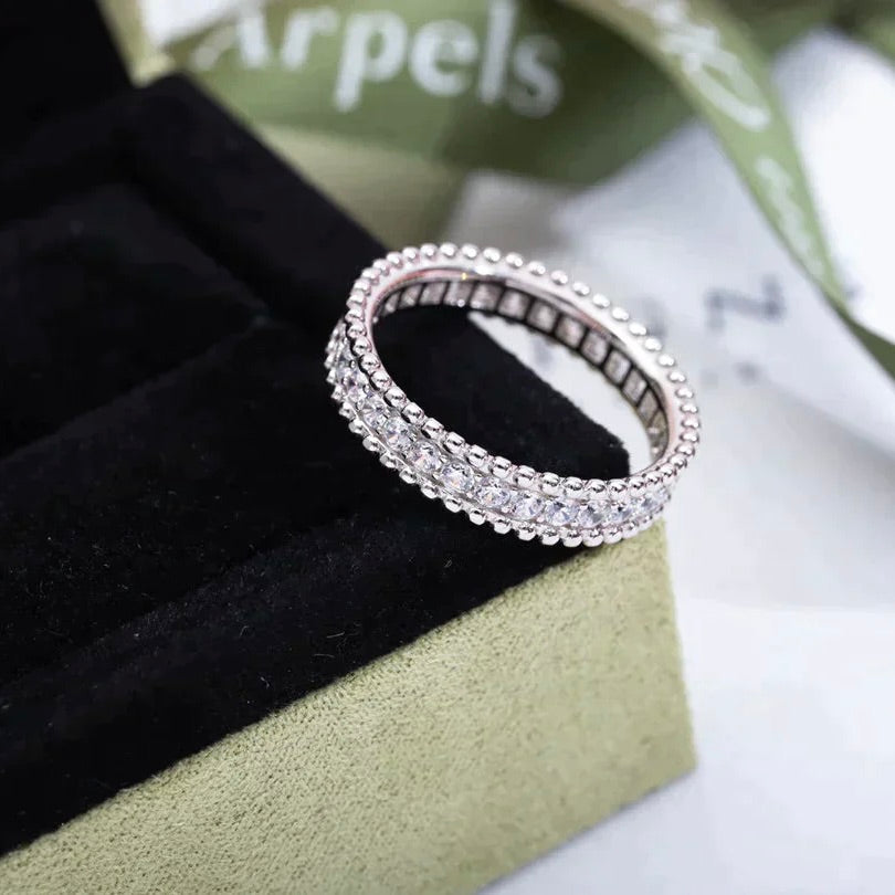 [Liorra]PERLEE DIAMOND SILVER RING