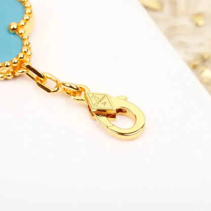 [Liorra] CLOVER 5 MOTIF TURQUOISE BRACELET COLLECTION