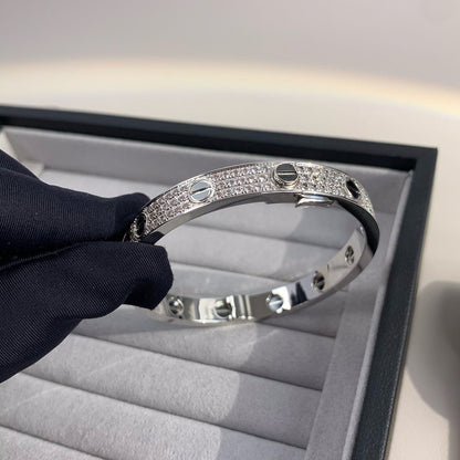 [Liorra]LOVE BRACELET 6.1MM DIAMOND-PAVED CERAMIC