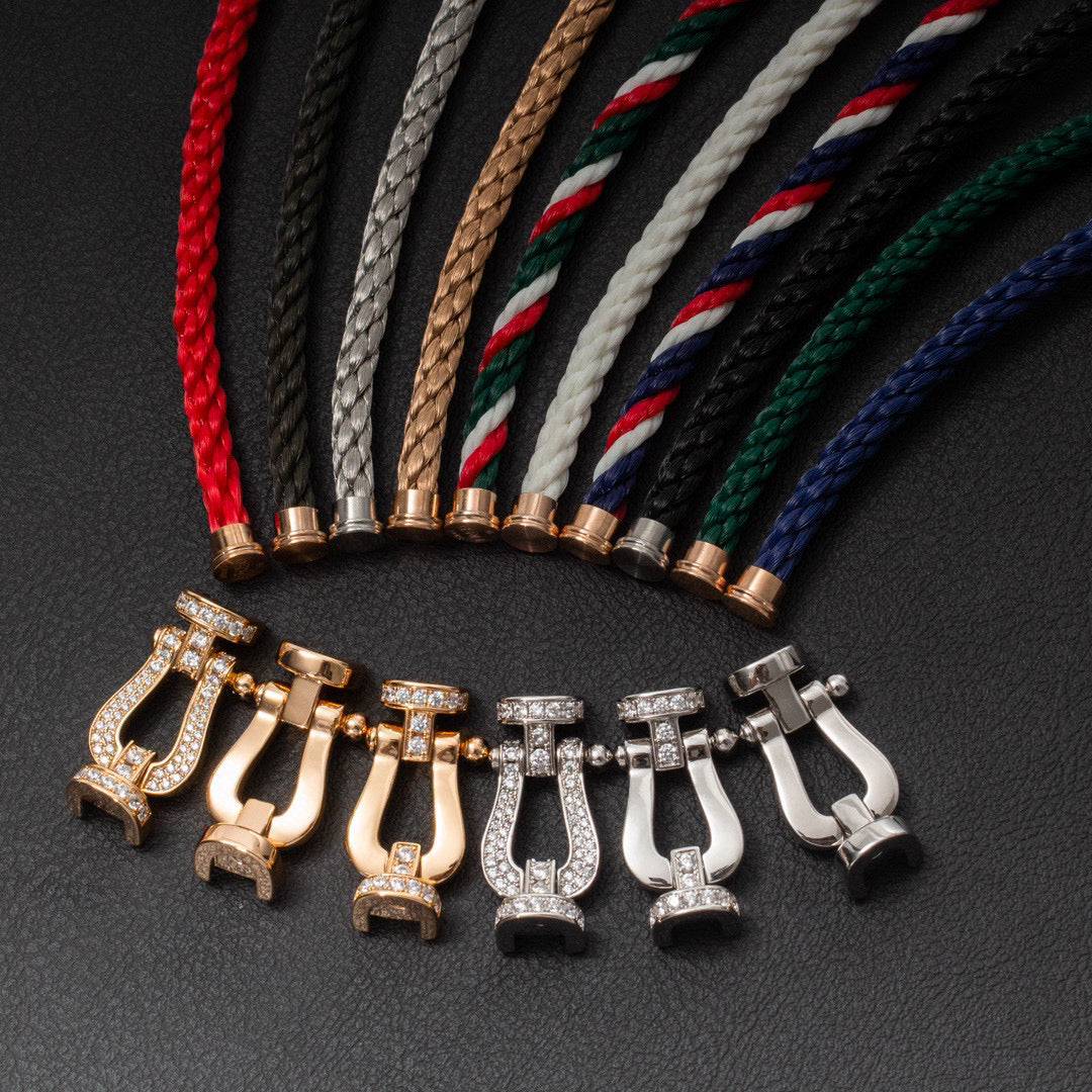 [Liorra]FORCE LARGE HORSESHOE NO DIAMOND BRACELET SILVER