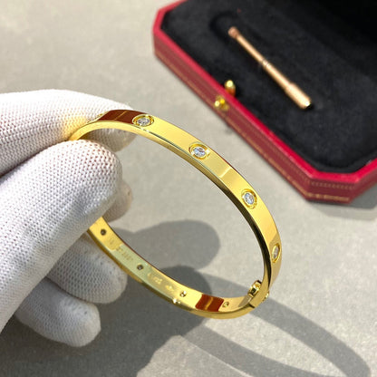 [Liorra]LOVE BRACELET 6.1MM 10 DIAMONDS