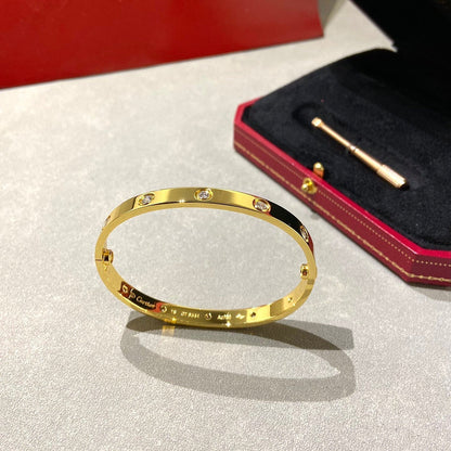 [Liorra]LOVE BRACELET 6.1MM 10 DIAMONDS