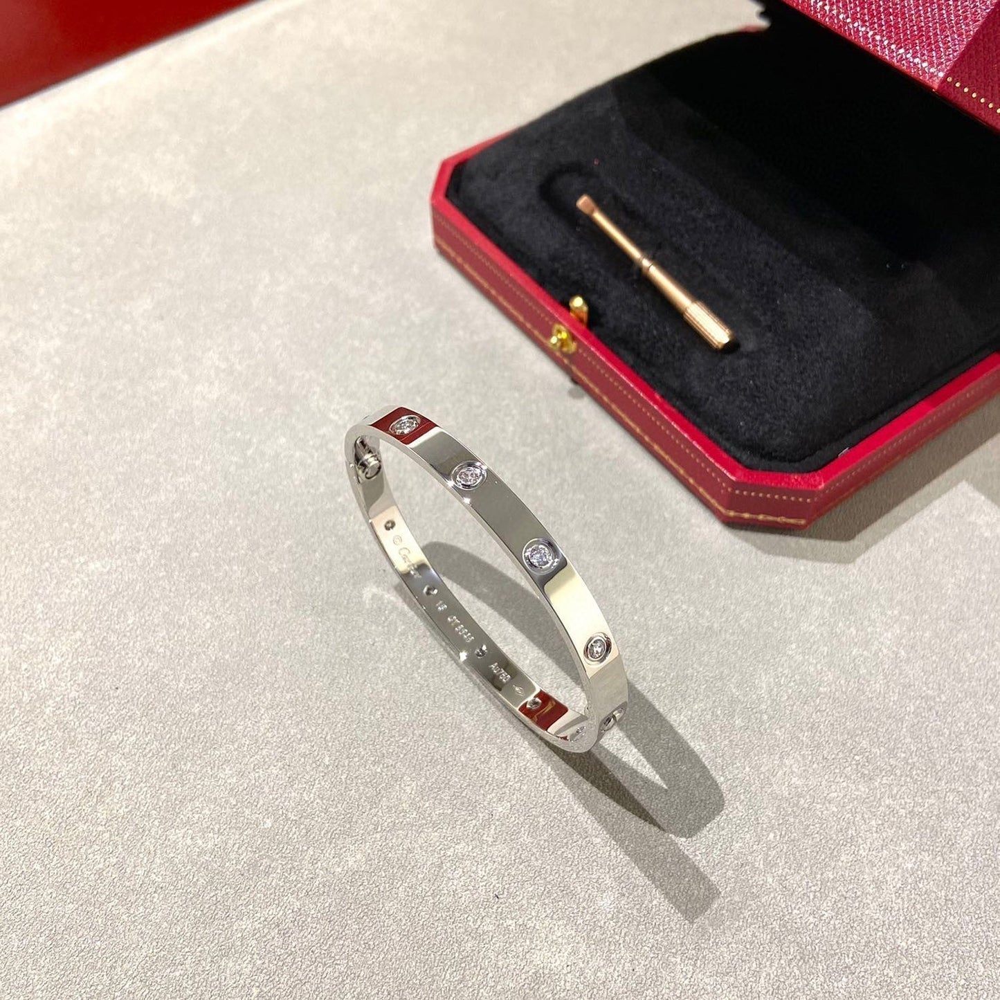 [Liorra]LOVE BRACELET 6.1MM 10 DIAMONDS