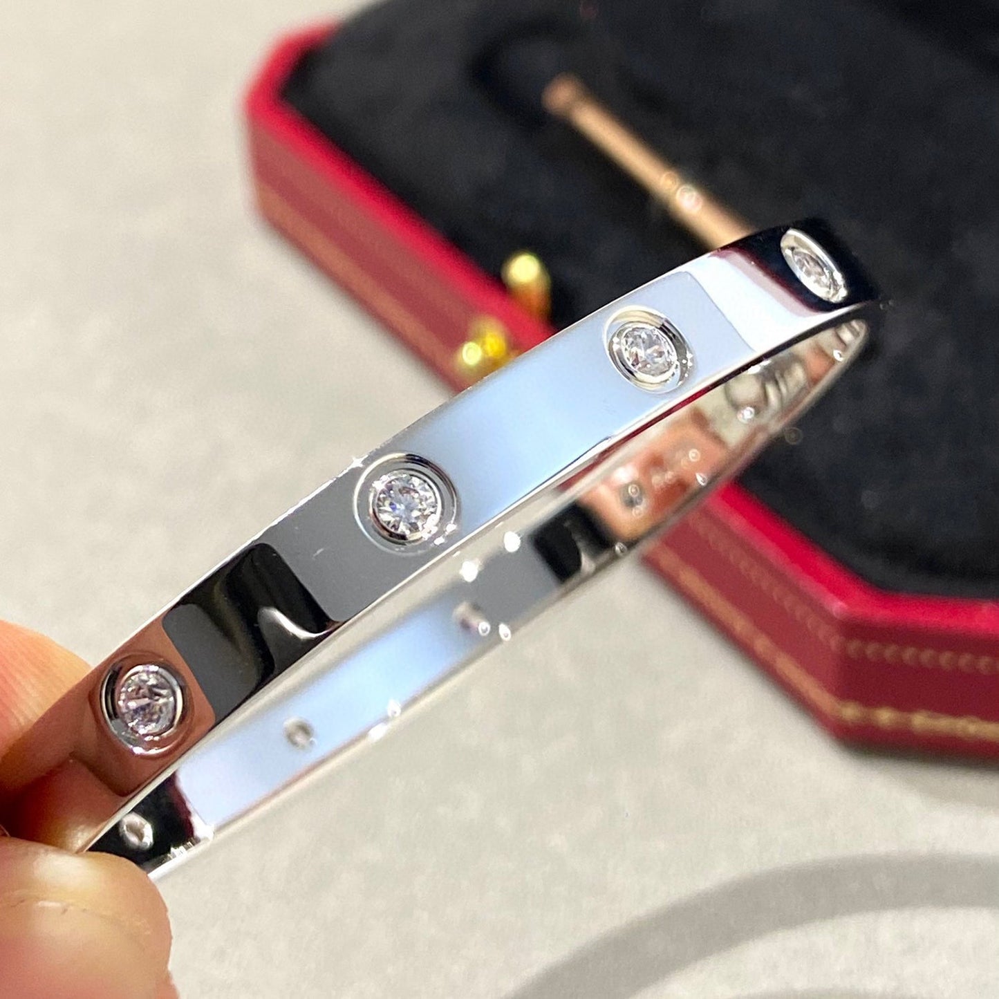 [Liorra]LOVE BRACELET 6.1MM 10 DIAMONDS