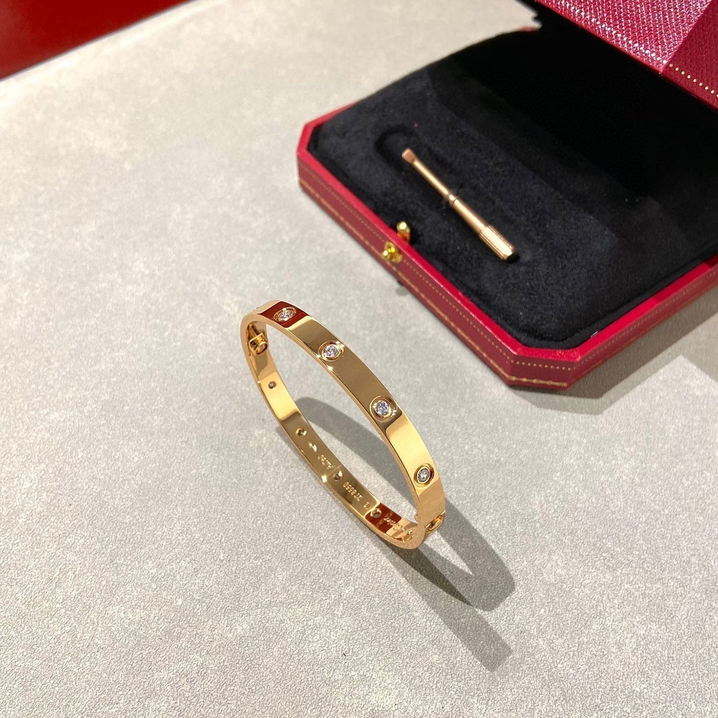 [Liorra]LOVE BRACELET 6.1MM 10 DIAMONDS