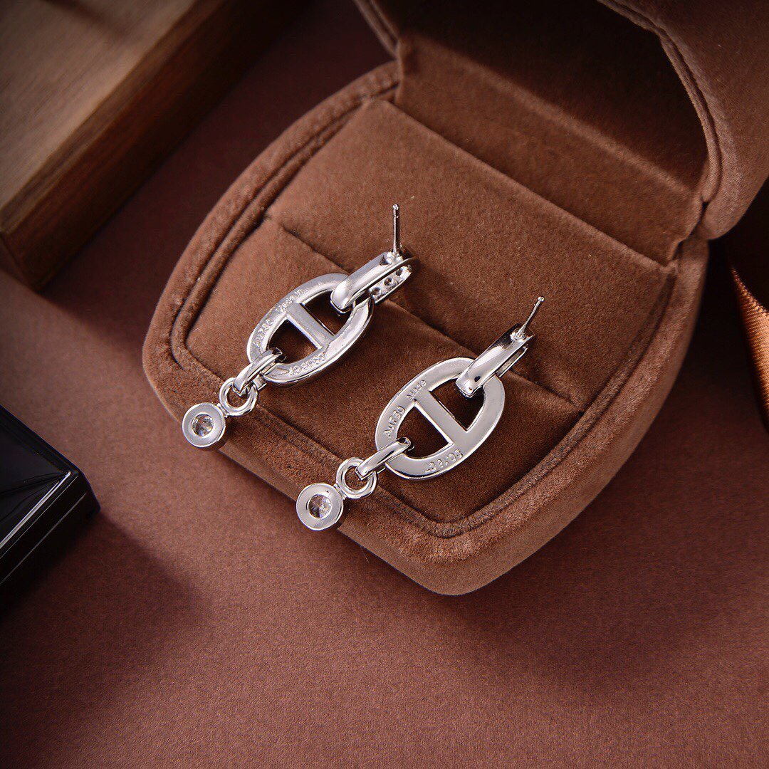 [Liorra]HM CHAINE DIAMOND EARRINGS