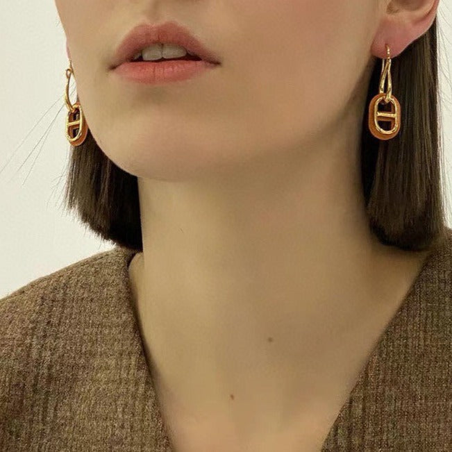 [Liorra]HM O'MAILLON GOLD EARRINGS