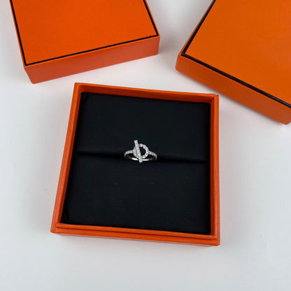 [Liorra]ECHAPPEE RING SILVER DIAMOND