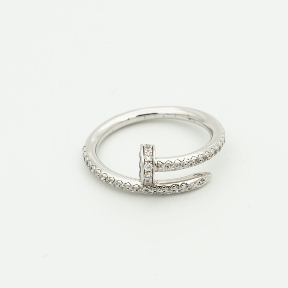 [Liorra]JUSTE RING 1.8MM SILVER DIAMONDS