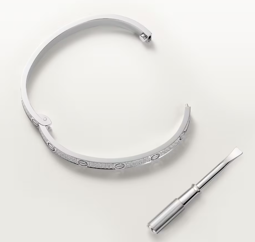 [Liorra]NEW-LOVE-4.8MM-Width Diamond-Studded Bracelet