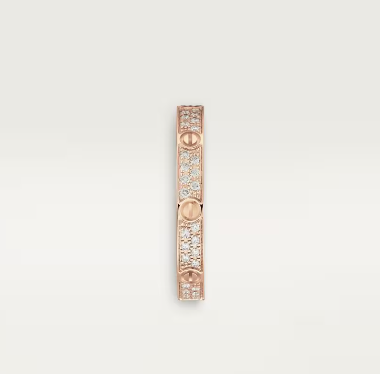 [Liorra]LOVE RING 2.6mm-wide full-diamond ring Liorra Gold