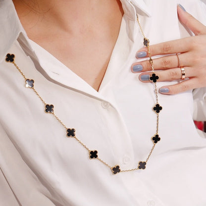 [Liorra]CLOVER 20 MOTIFS ONYX Liorra GOLD