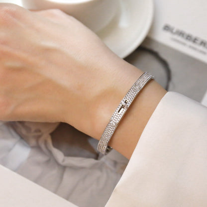 [Liorra]KELLY BRACELET DIAMOND PAVED