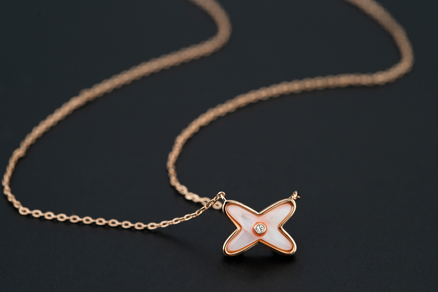 [Liorra]JEUX DE NECKLACE 1 DIAMOND