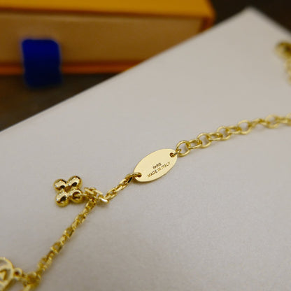 [Liorra]BLOOMING SUPPLE NECKLACE BRASS