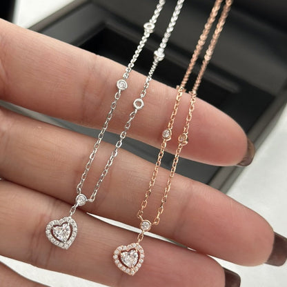 [Liorra]JOY HEART DIAMOND NECKLACE