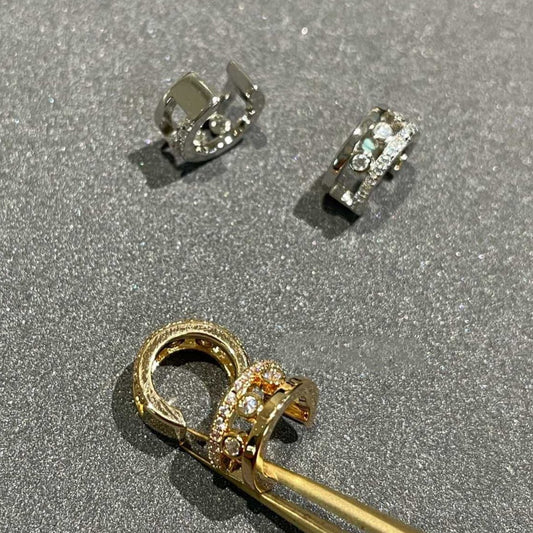 [Liorra]MOVE ROMANE EARRINGS DIAMOND