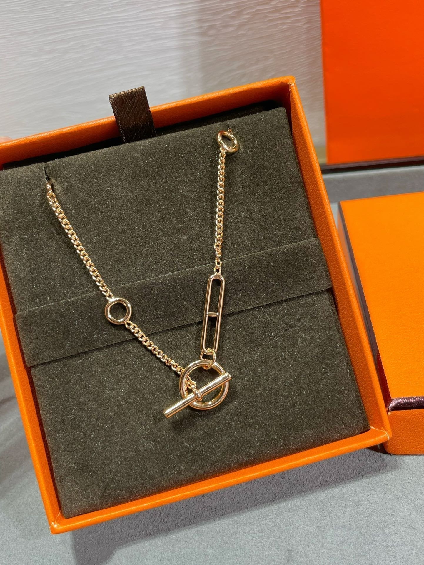 [Liorra]HM STERLING CHAINE D'ANCRE HEART