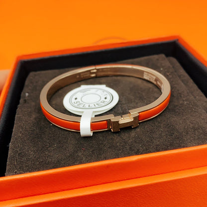 [Liorra]CLASSIC HM CLIC RED 8MM ENAMEL BRACELET