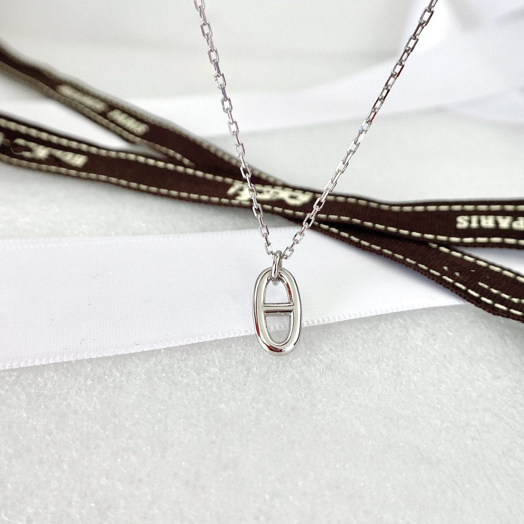 [Liorra]HM PIG NOSE NECKLACE