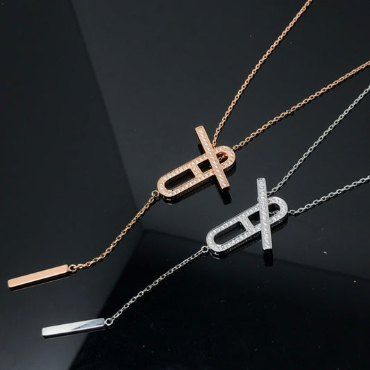 [Liorra]HM NECKLACE PLATINUM Liorra GOLD DIAMOND
