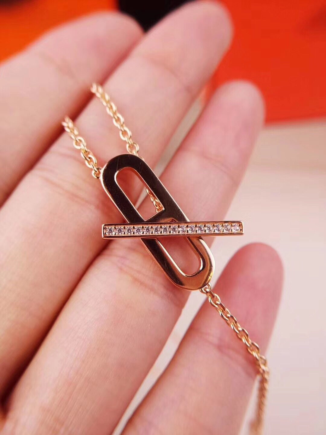 [Liorra]HM NECKLACE PLATINUM Liorra GOLD DIAMOND