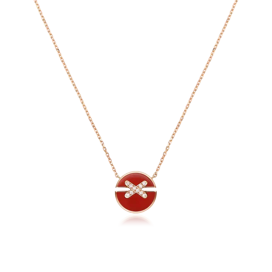 [Liorra]JEUX DE Liorra GOLD DIAMOND NECKLACE