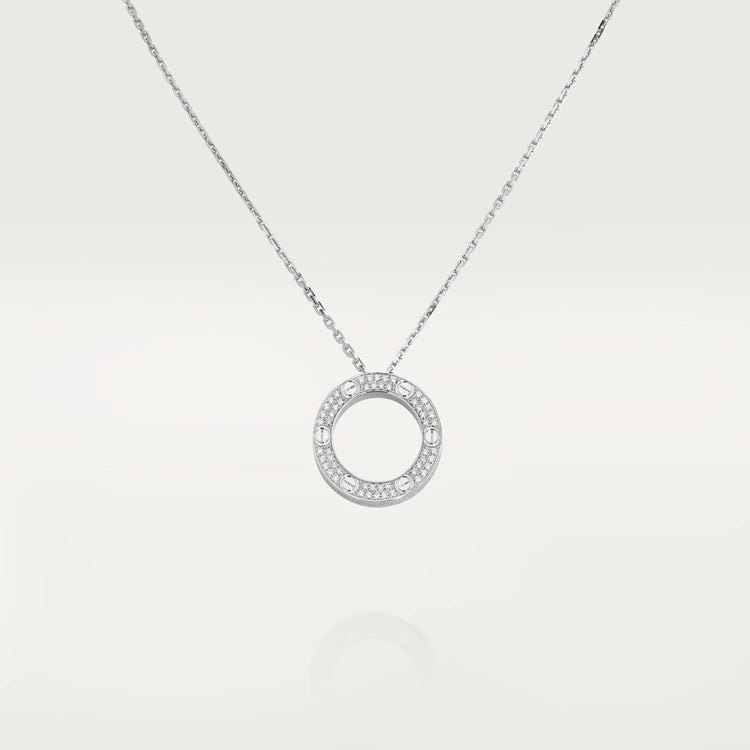 [Liorra]LOVE NECKLACE ADJUSTABLE SILVER