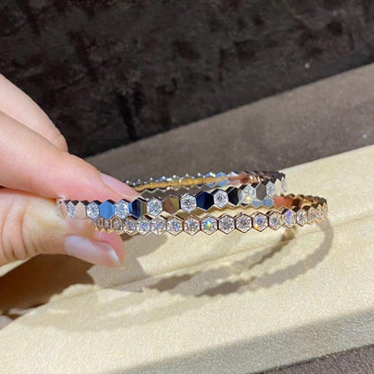 [Liorra]BEE LOVE GOLD BRACELET FULL DIAMOND