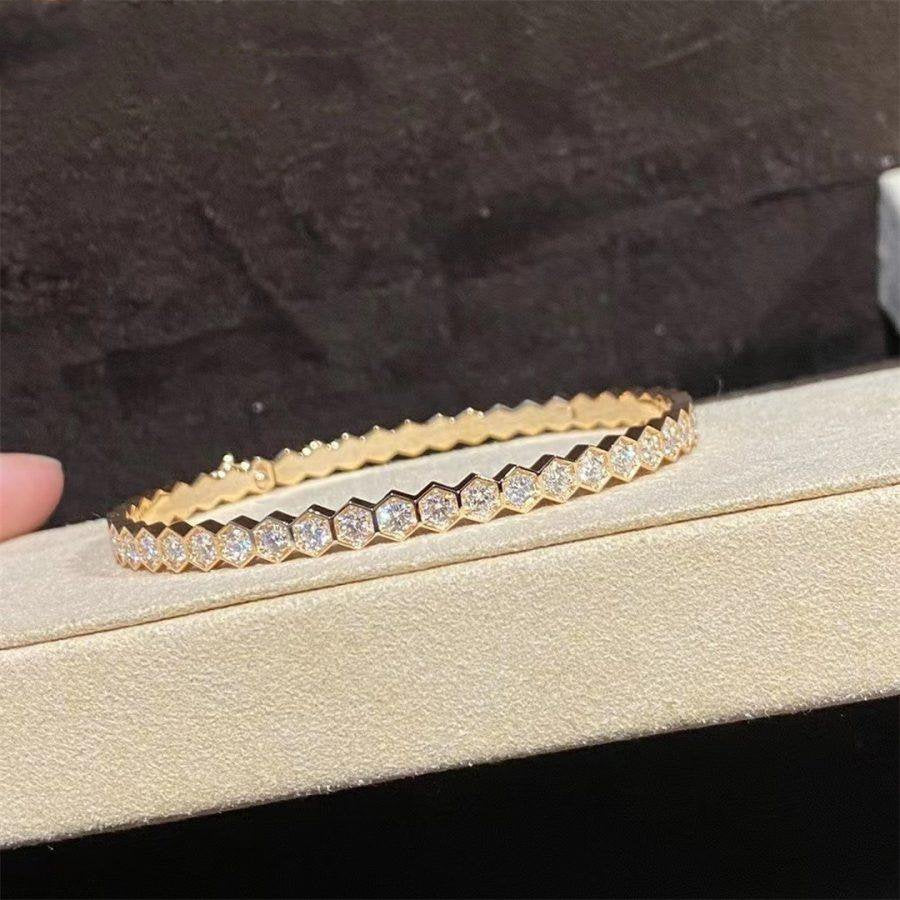 [Liorra]BEE LOVE GOLD BRACELET FULL DIAMOND