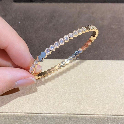 [Liorra]BEE LOVE GOLD BRACELET FULL DIAMOND