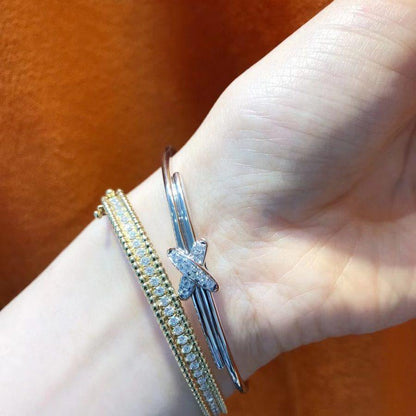 [Liorra]JEUX DE BRACELET SILVER DIAMONDS