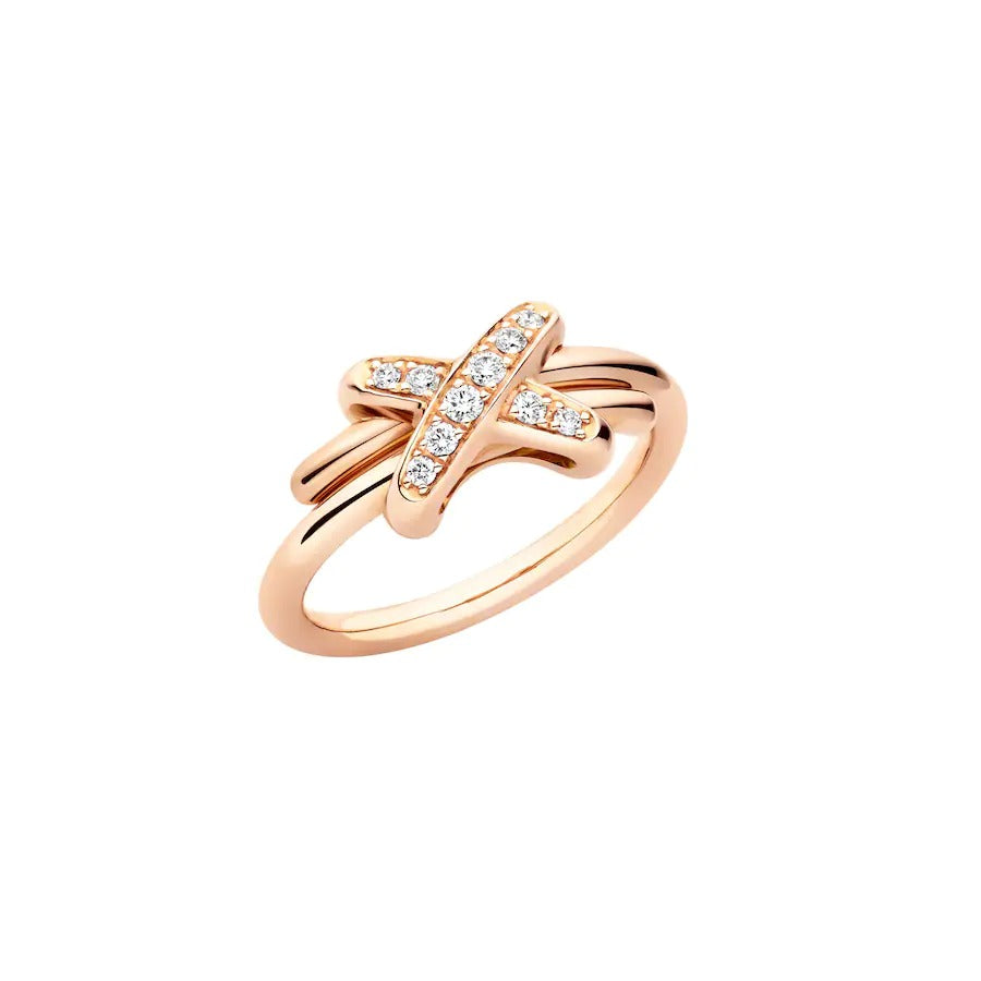 [Liorra]JEUX DE PINK GOLD DIAMOND RING