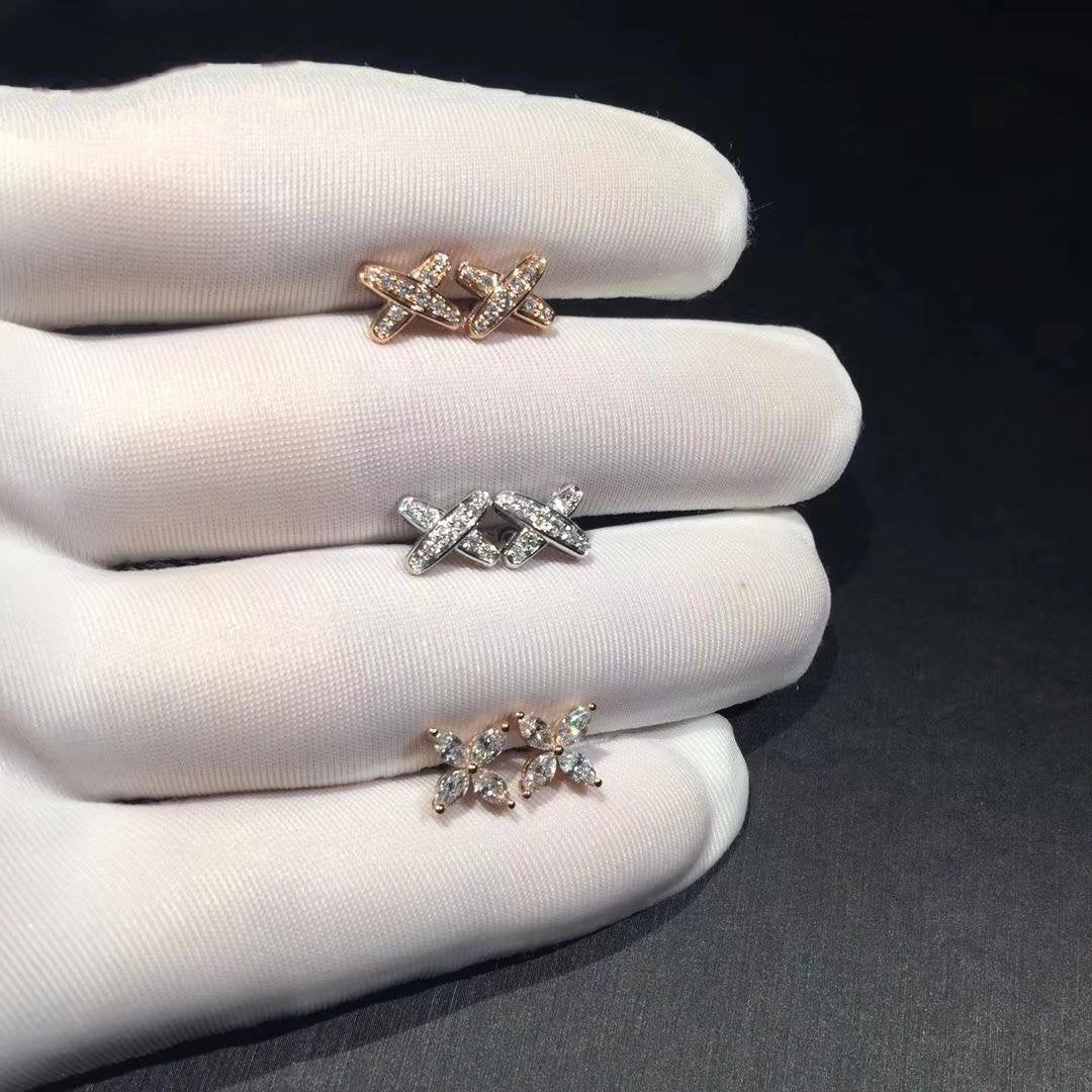 [Liorra]JEUX DE DIAMOND EARRINGS