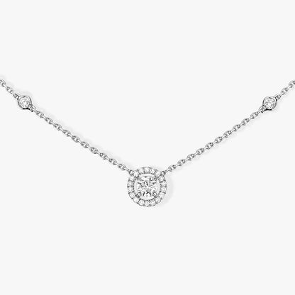 [Liorra]Diamond Necklace 0,20ct Brilliant Shape Joy