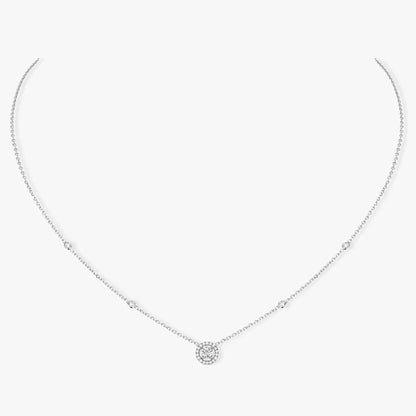 [Liorra]Diamond Necklace 0,20ct Brilliant Shape Joy