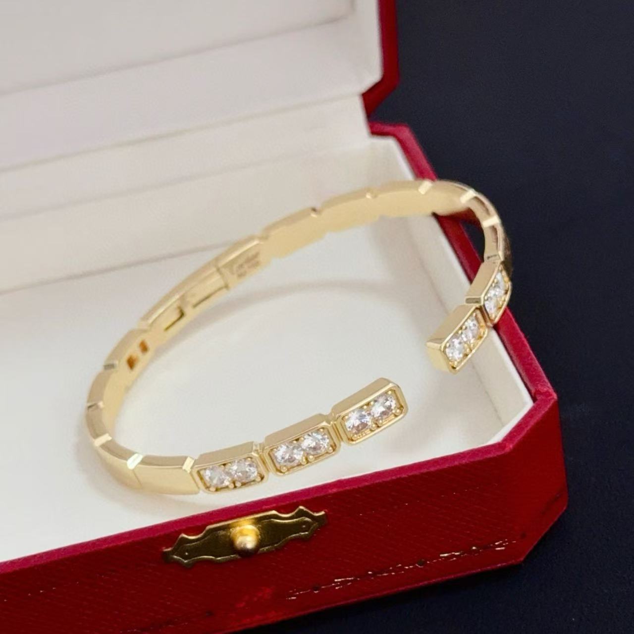 [Liorra jewelrys]LOVE DIAMOND OPEN  BRACELET