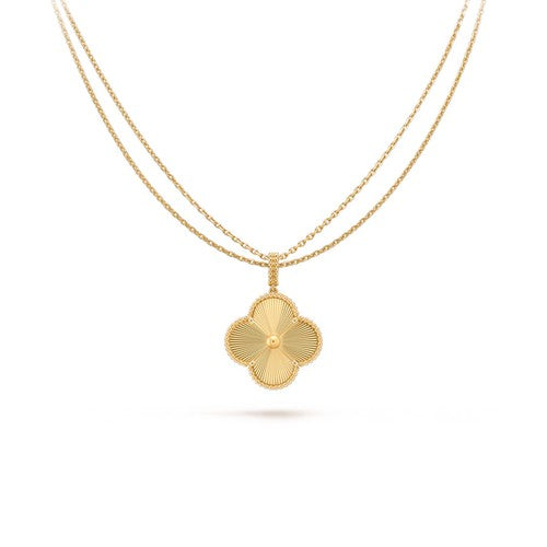 [Liorra]CLOVER 25MM PEDANT NECKLACE GOLD