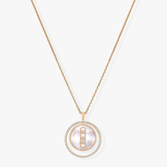 [Liorra]Demo MOVE MM NACRE BLANCHE DIAMOND NECKLACE