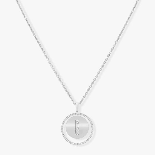 [Liorra]Demo MOVE MM SILVER DIAMOND NECKLACE